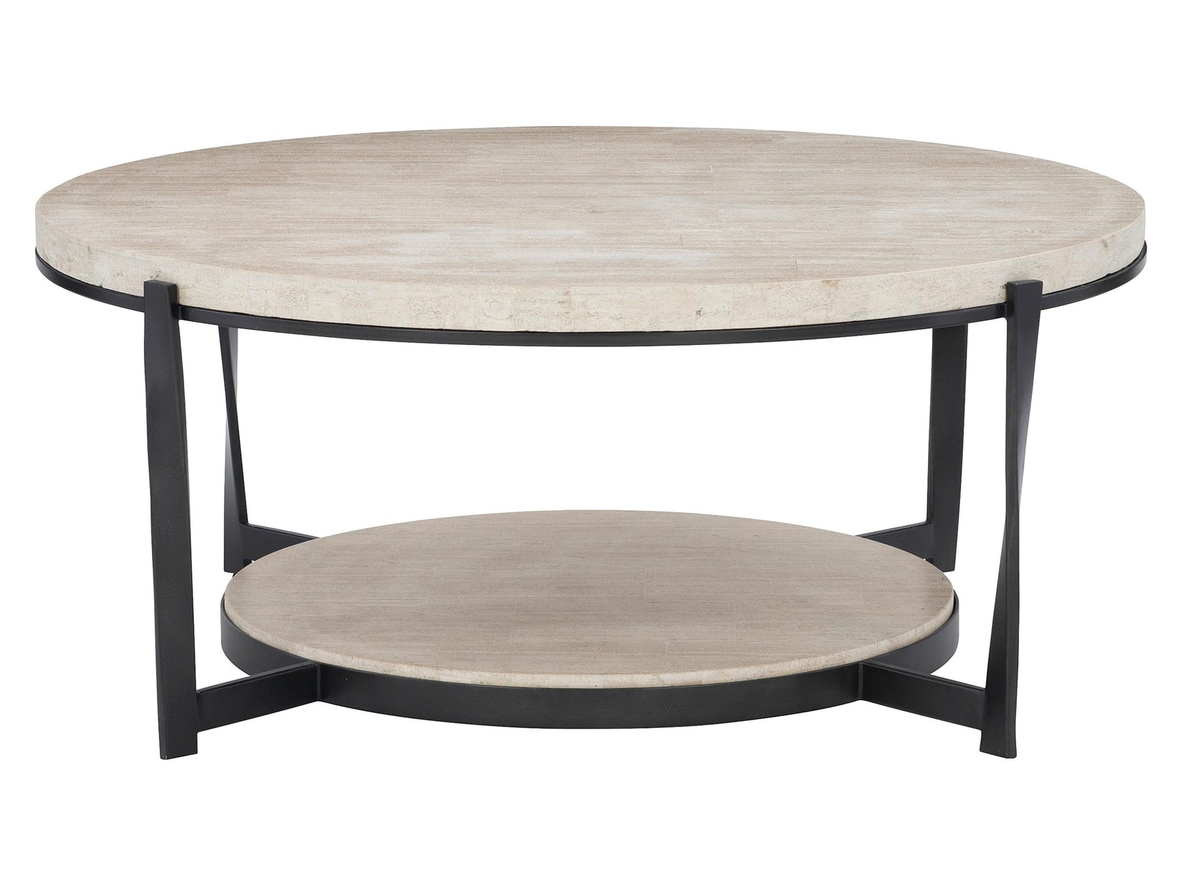 Berkshire Laminated Stone/Steel Cocktail Table - Ornate Home