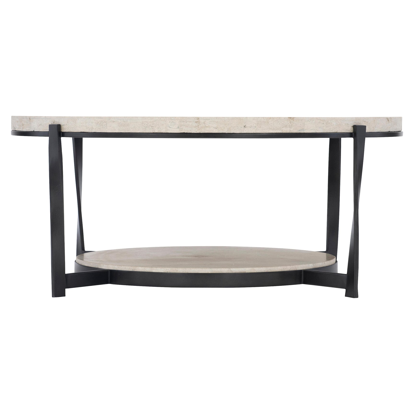 Berkshire Laminated Stone/Steel Cocktail Table - Ornate Home