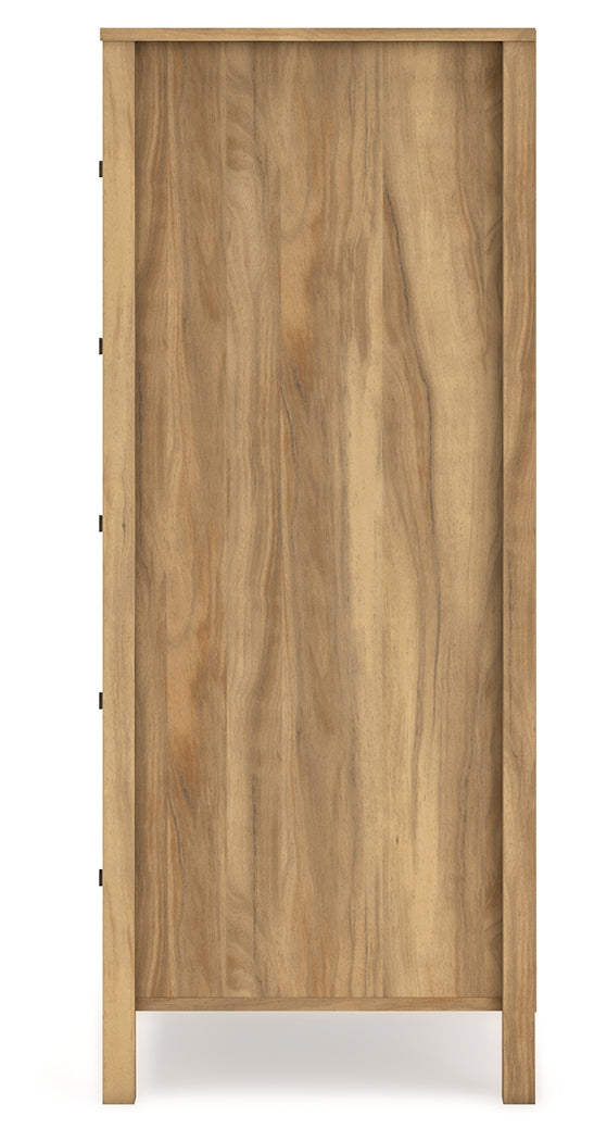 Bermacy Light Brown Chest of Drawers (Online Special Price) - Ornate Home