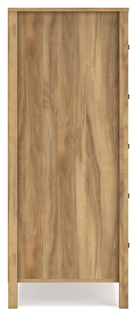 Bermacy Light Brown Chest of Drawers - Ornate Home