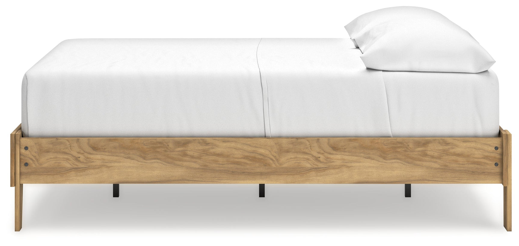 Bermacy Light Brown Full Platform Bed (Online Special Price) - Ornate Home