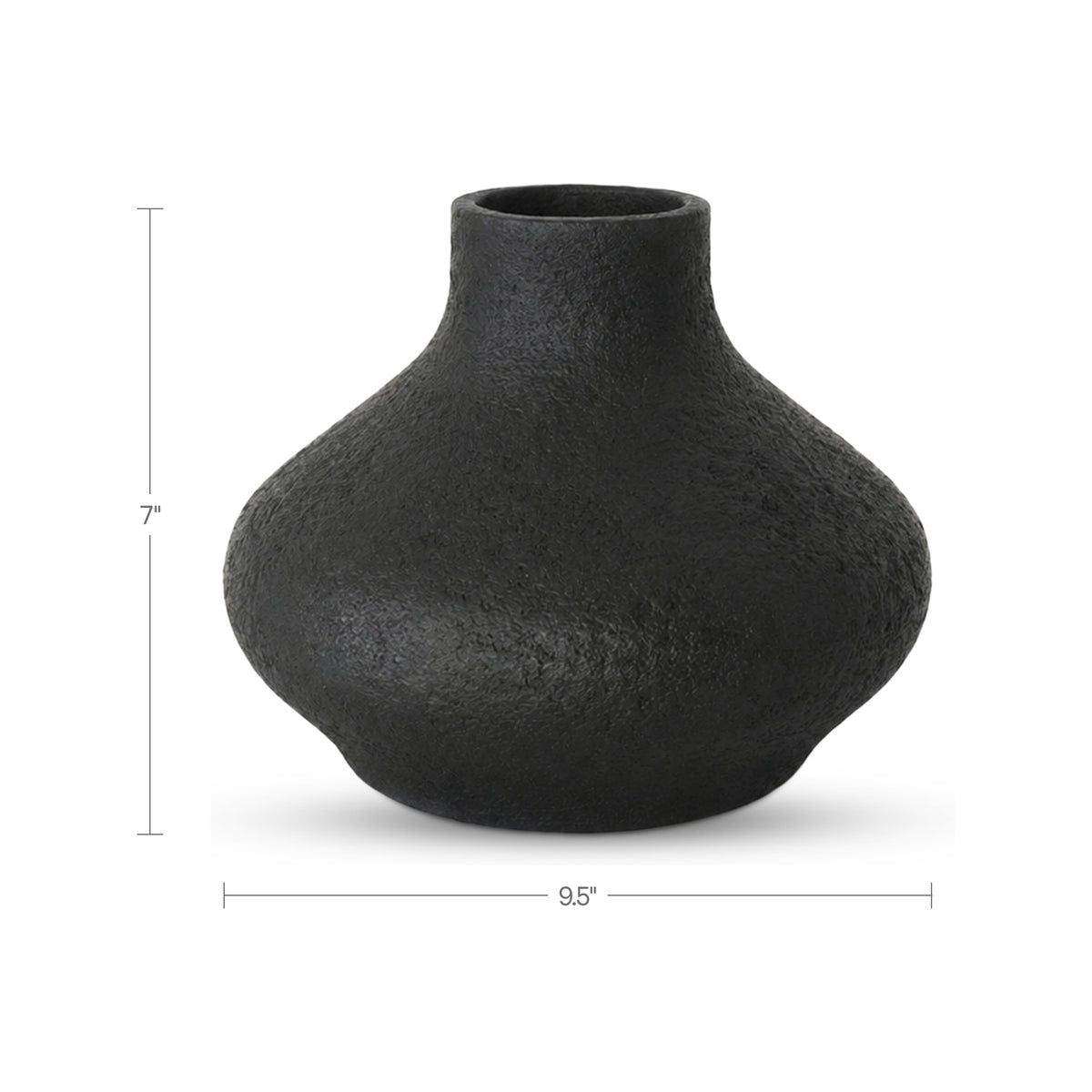 Bern Black 7" Vessel - Ornate Home