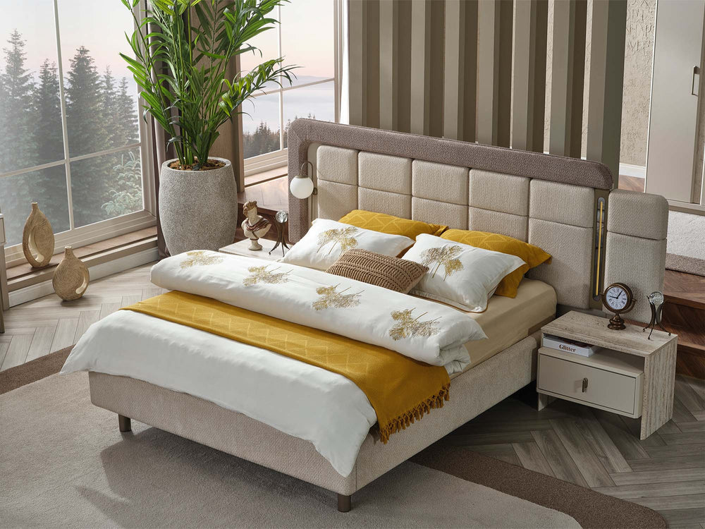 Bern Cream Queen Bedroom Set - Ornate Home