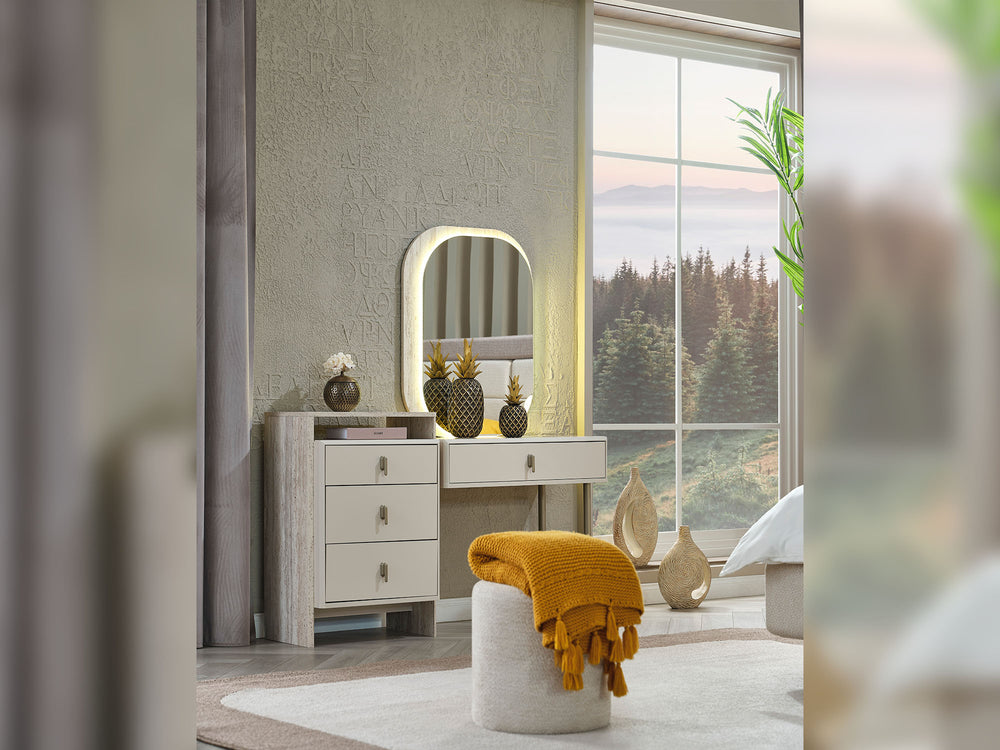 Bern Cream Queen Bedroom Set - Ornate Home