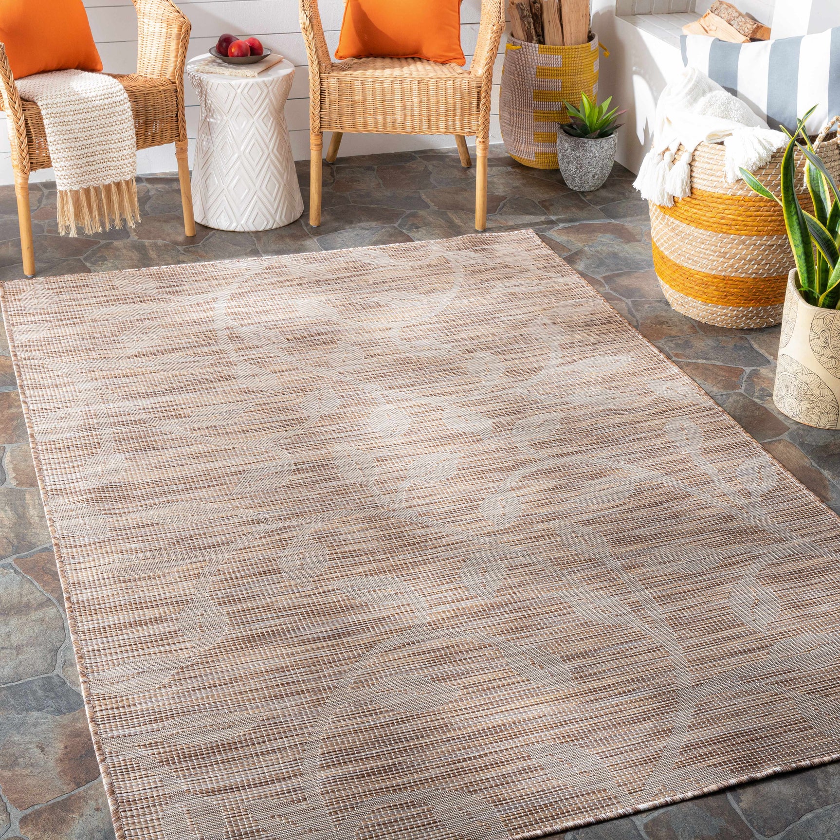 Bernardsville Flatweave Outdoor Area Carpet - Clearance - Ornate Home