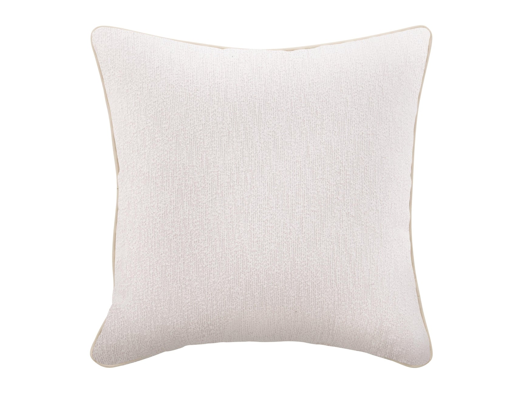 Bernhardt White/Cream Outdoor Throw Pillow – SKU OPW21 (21" x 21") - Ornate Home