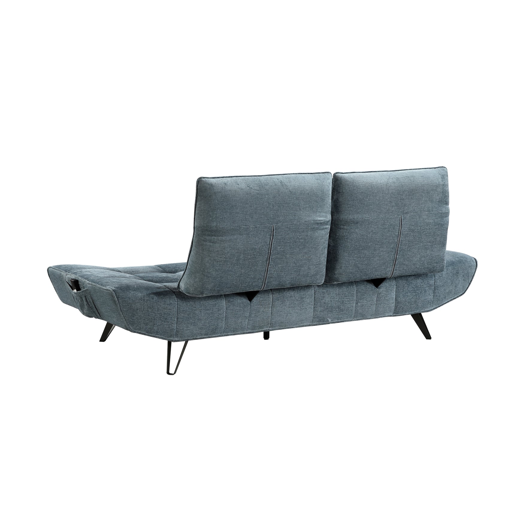 Berta Blue Adjustable Sofa - Ornate Home