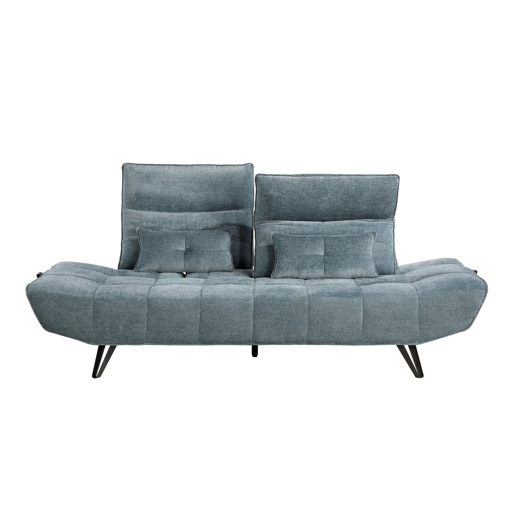 Berta Blue Adjustable Sofa - Ornate Home