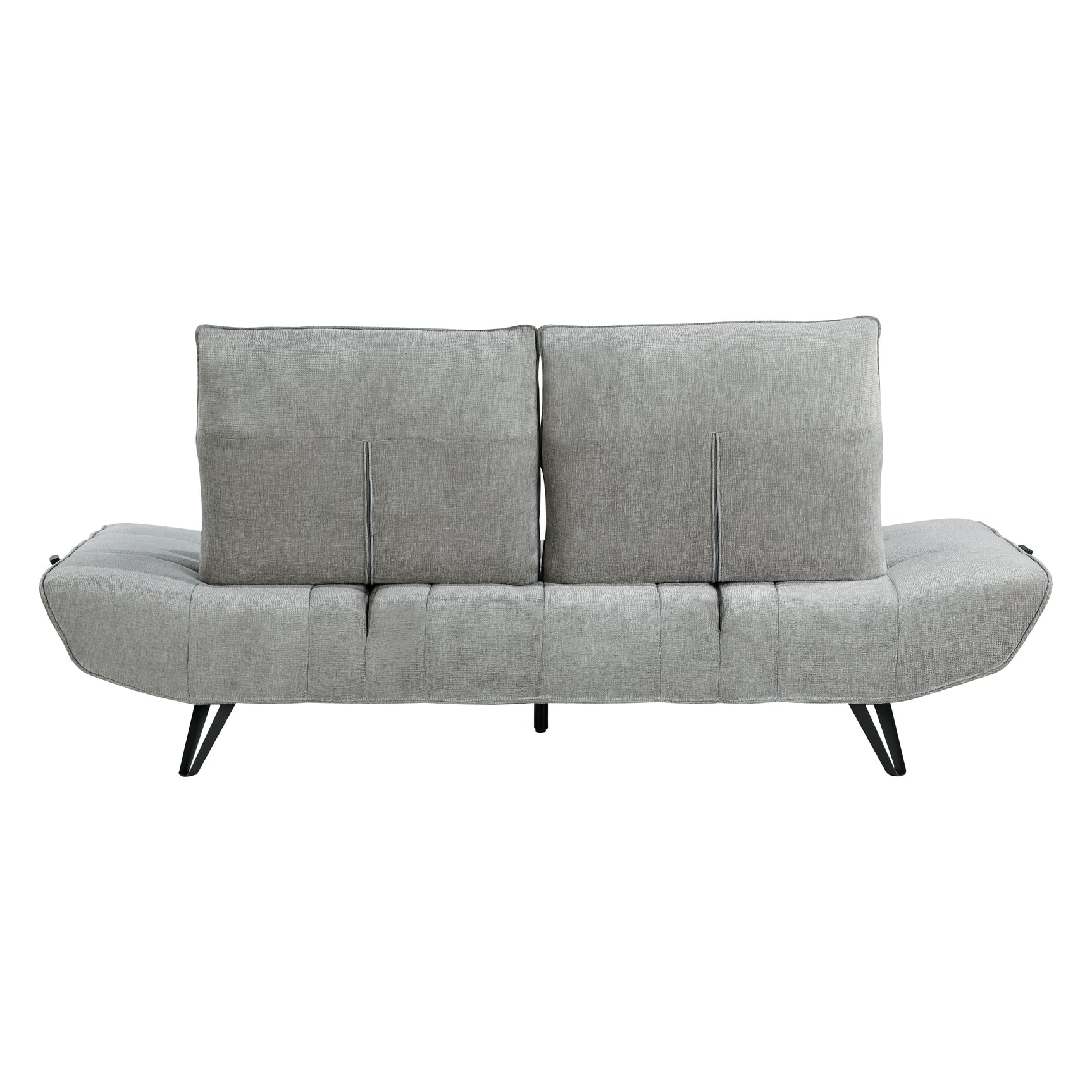 Berta Gray Adjustable Sofa - Ornate Home