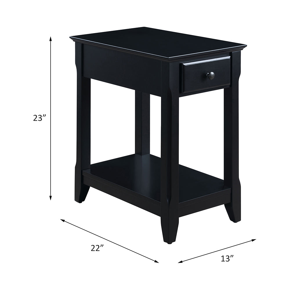 Bertie Black Accent Table - Ornate Home