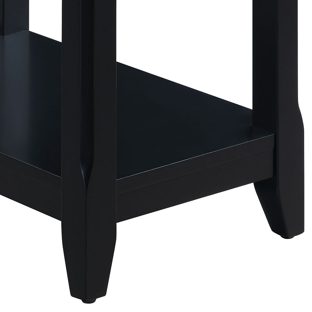 Bertie Black Accent Table - Ornate Home