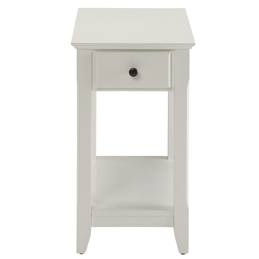 Bertie White Accent Table - Ornate Home