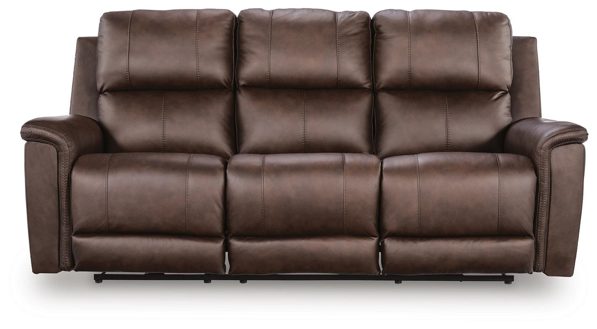 Beryton Espresso Power Reclining Sofa - Ornate Home