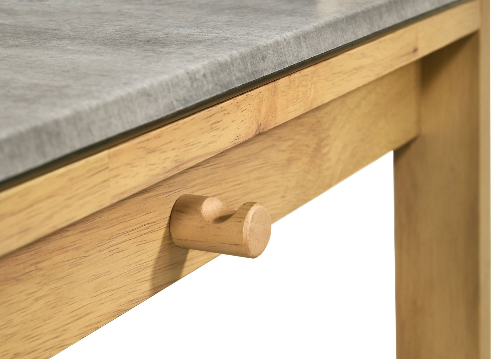 Besler Cement/Natural 47-inch SmartTop Writing Desk with Shelf - Ornate Home