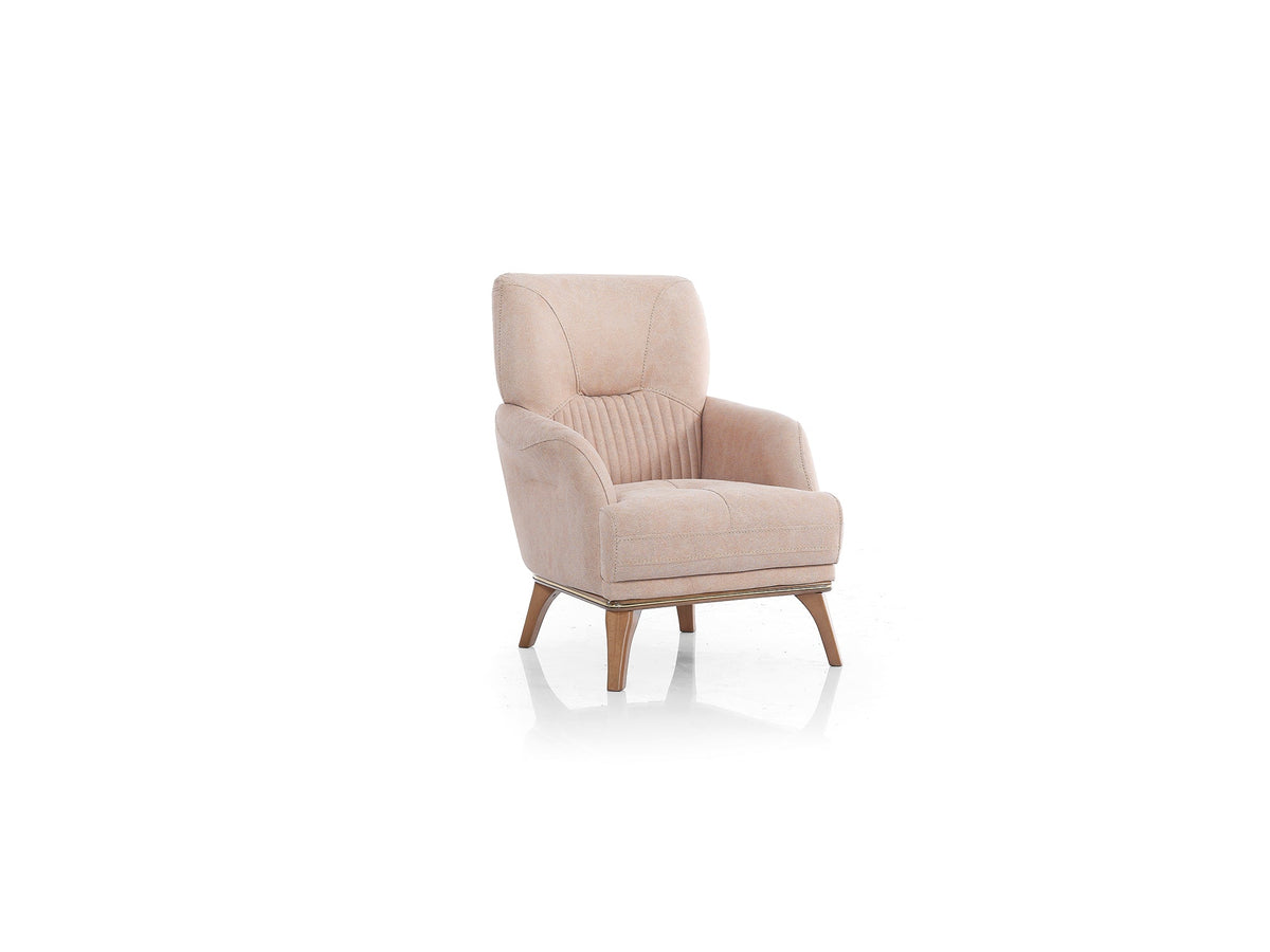 Beta Beige 3-pieces (Sofa & Loveseat & Chair) Living Room Set - Ornate Home