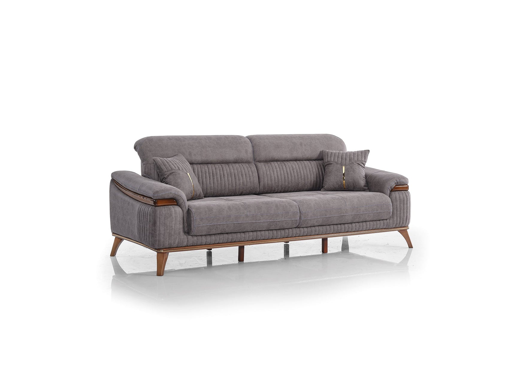Beta Fume 3-pieces (Sofa & Loveseat & Chair) Living Room Set