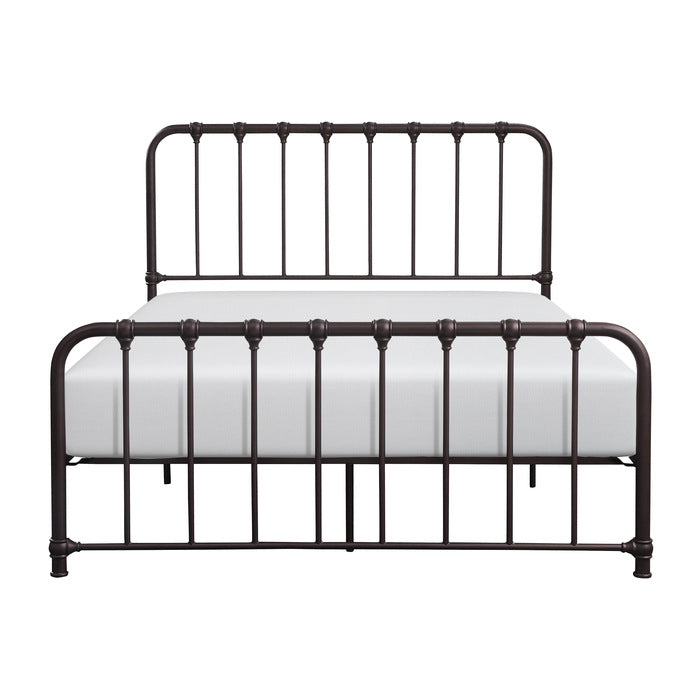 Bethany Dark Bronze Full Metal Platform Bed - Ornate Home