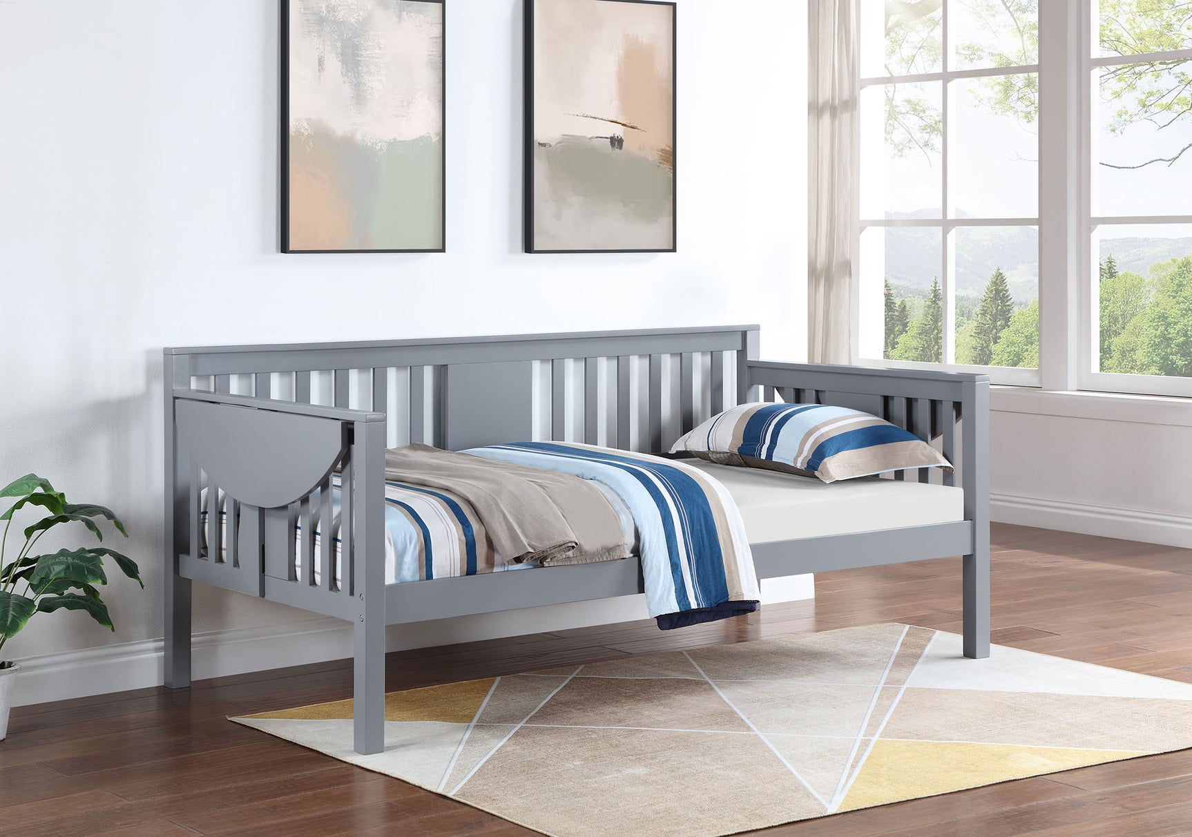 Bethany Grey Twin Daybed - Ornate Home