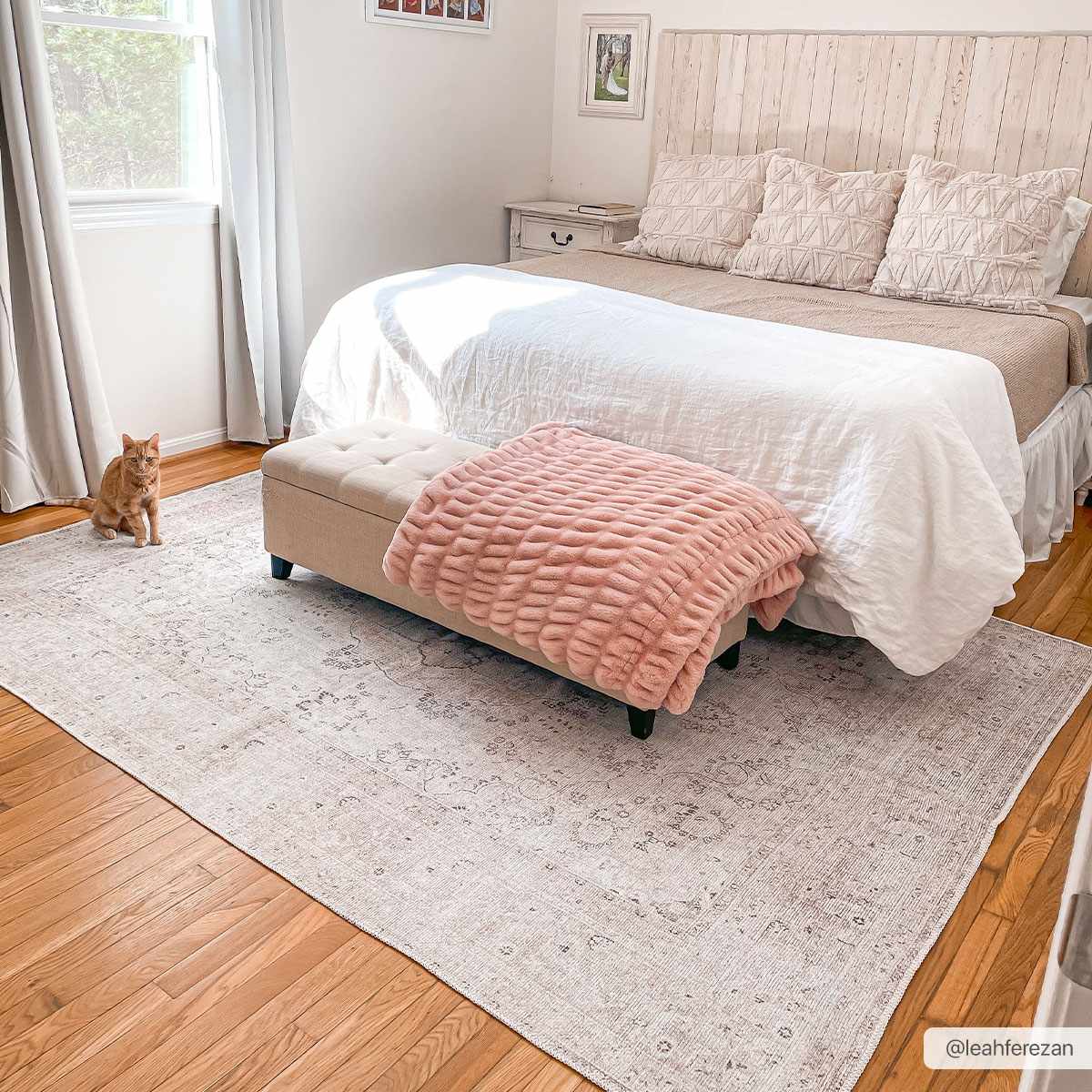Bethany Vintage Flat Pile Washable Rug - Ornate Home