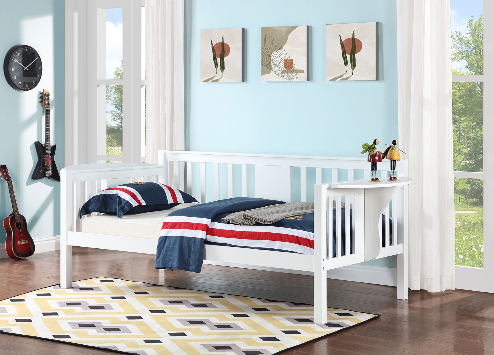 Bethany White Twin Daybed - Ornate Home