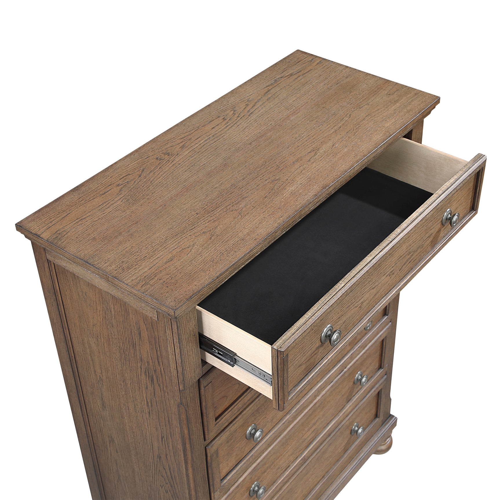 Bethel Antique Brown Chest - Ornate Home