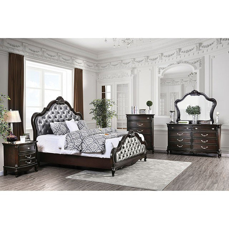 Bethesda Espresso Queen Bed - Ornate Home