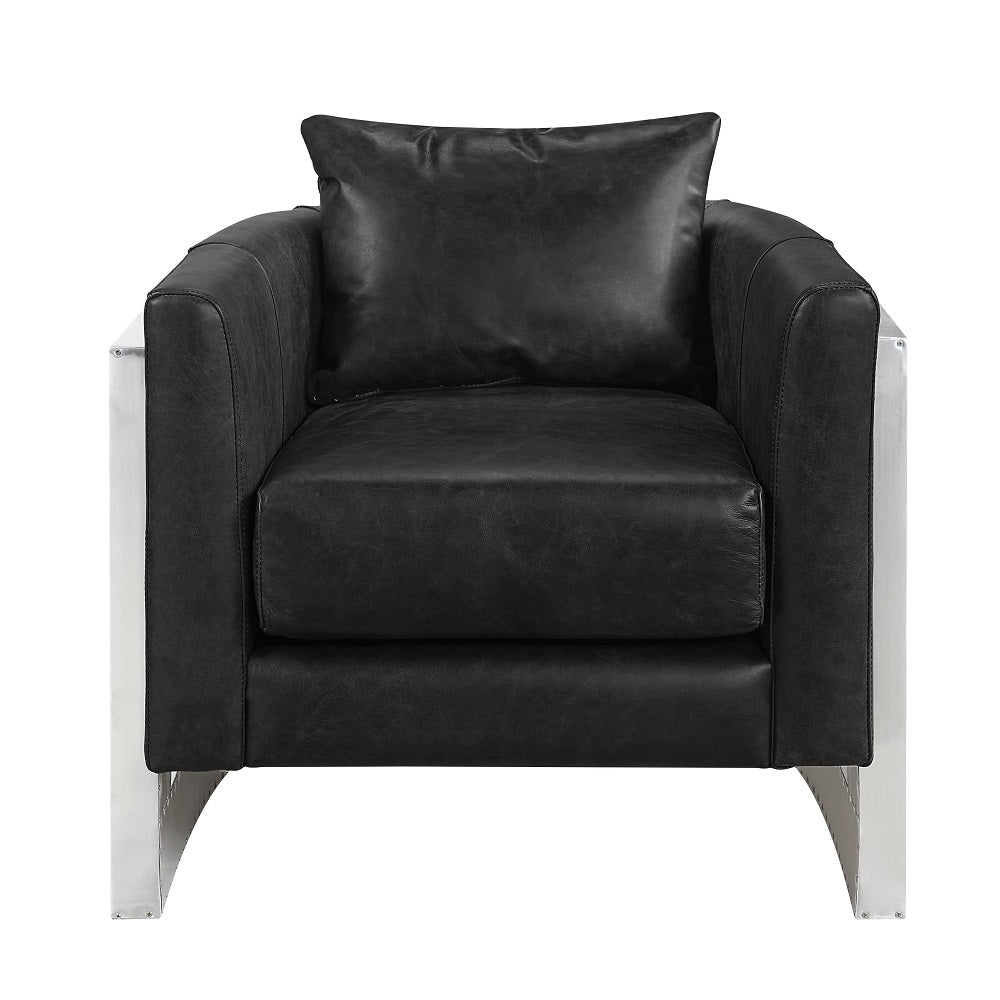 Betla Black Accent Chair - Ornate Home
