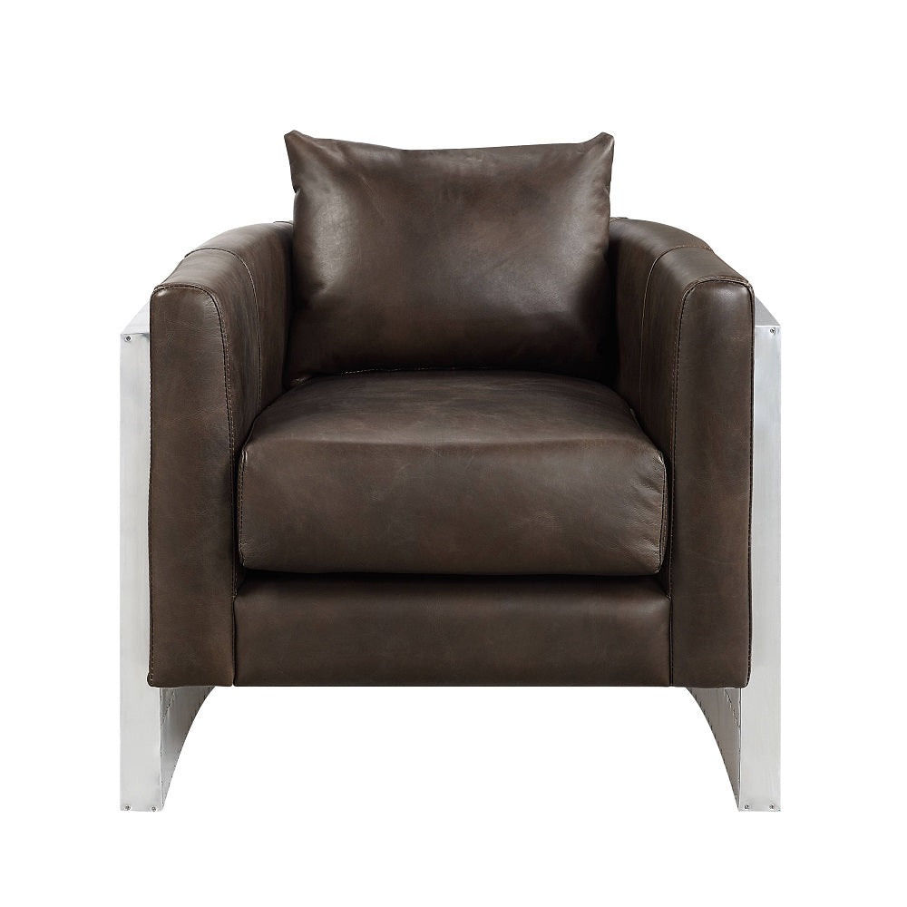 Betla Espresso Accent Chair - Ornate Home