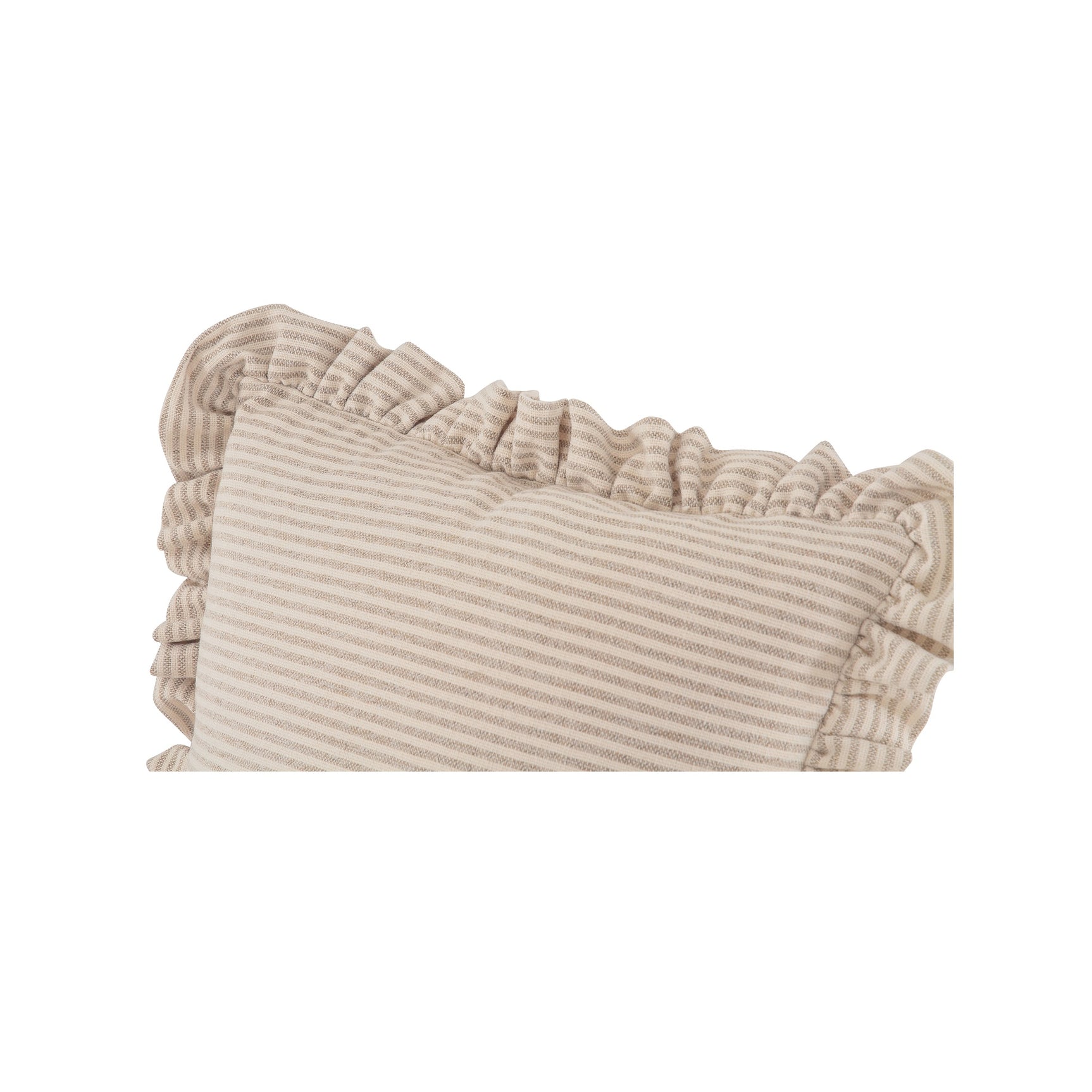 Betty Beige Stripe 25 Inch Cushion - Ornate Home