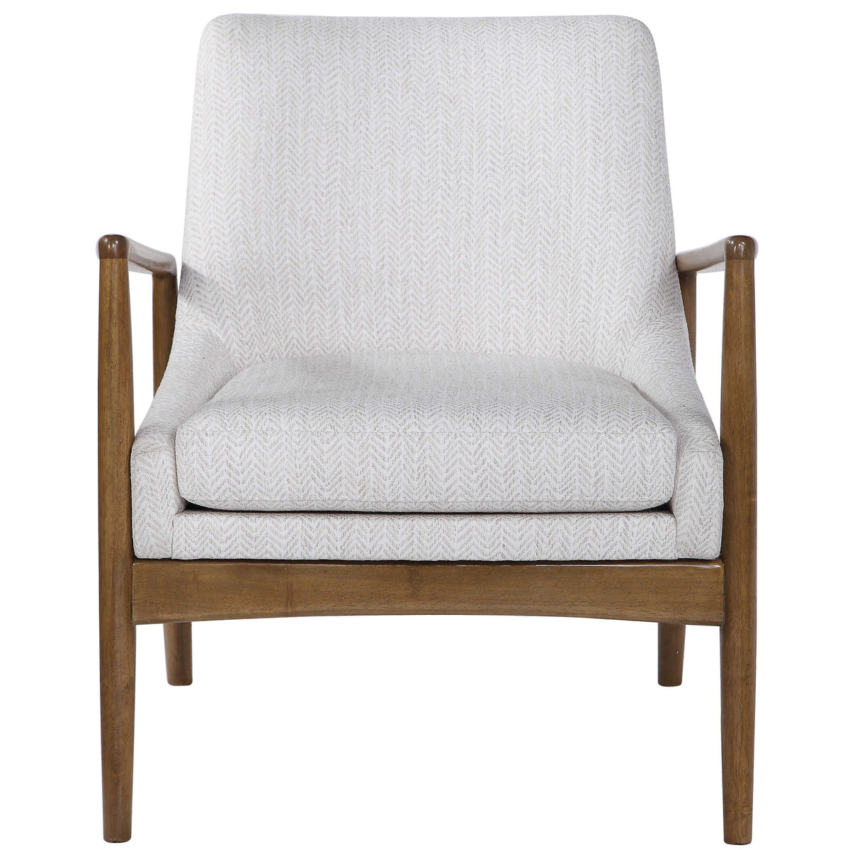 Bev White Accent Chair - Ornate Home