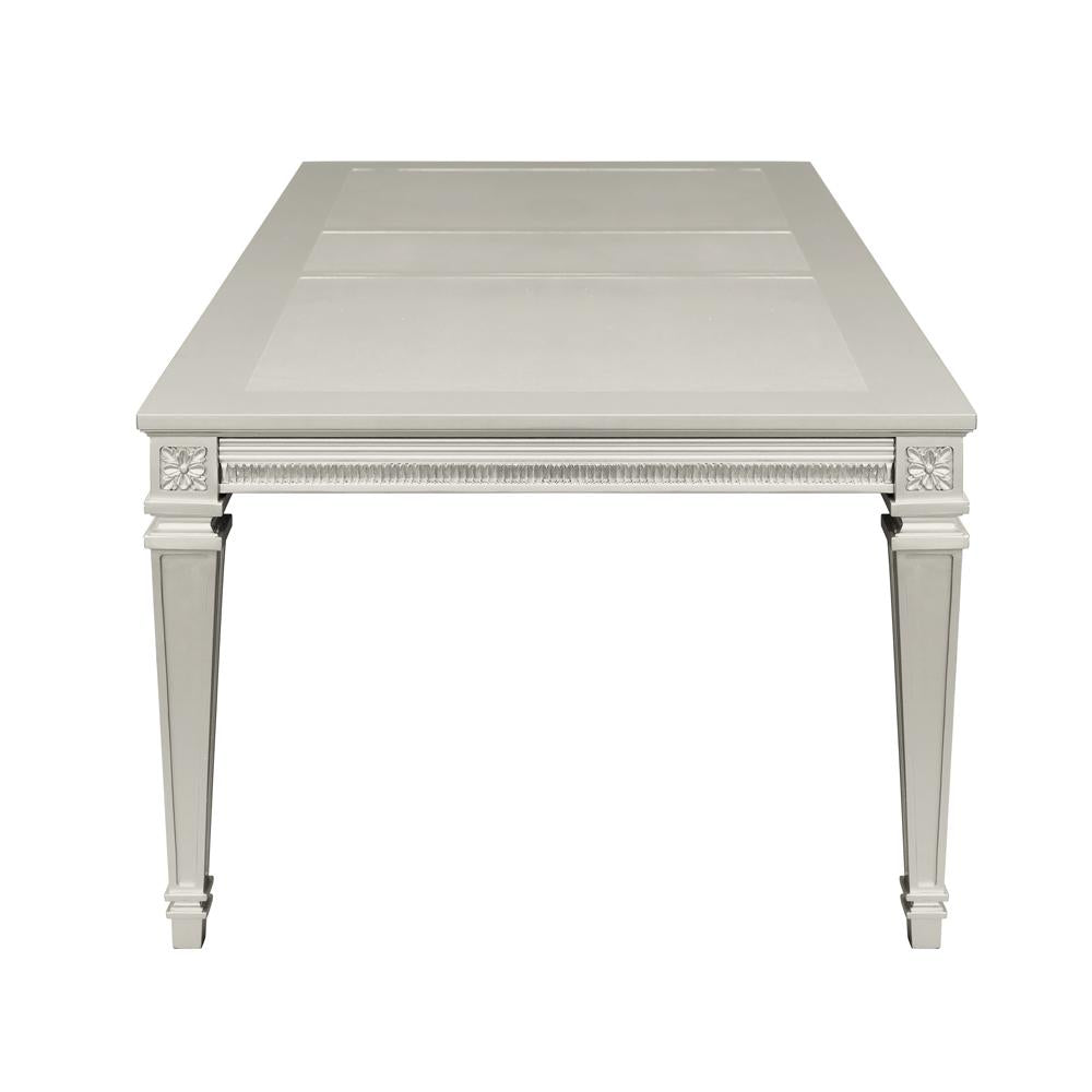 Bevelle Silver Extendable Dining Table - Ornate Home