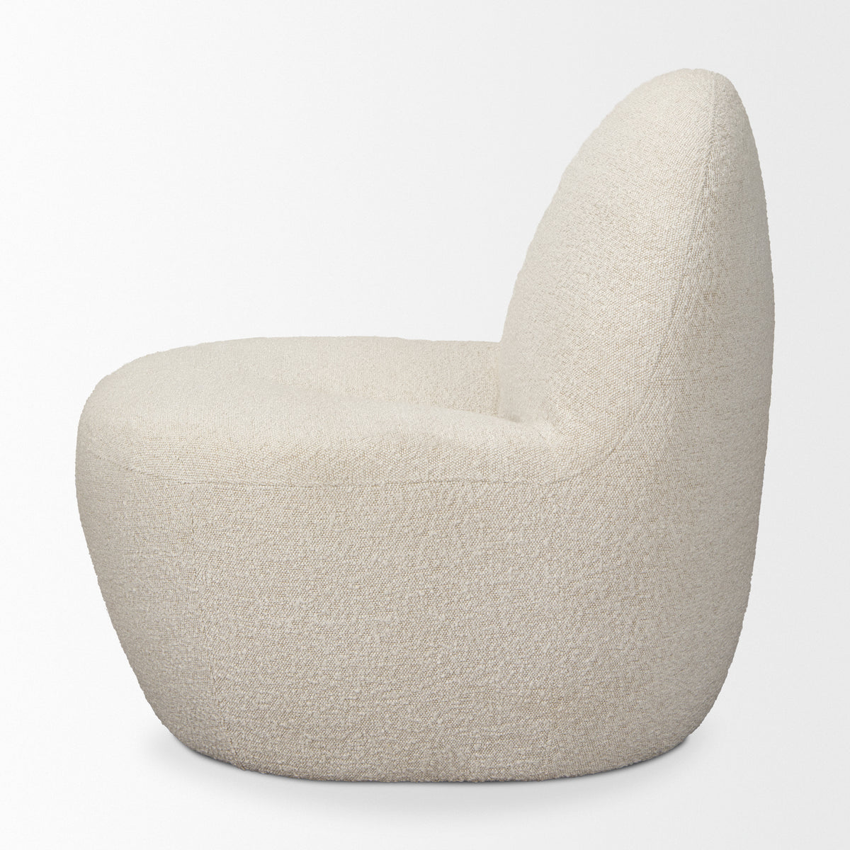 Beverly Cream Boucle Accent Chair - Ornate Home