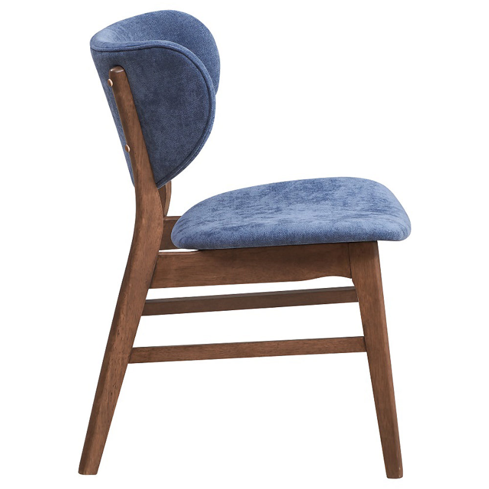 Bevis Blue Side Chair (Set of 2) - Ornate Home