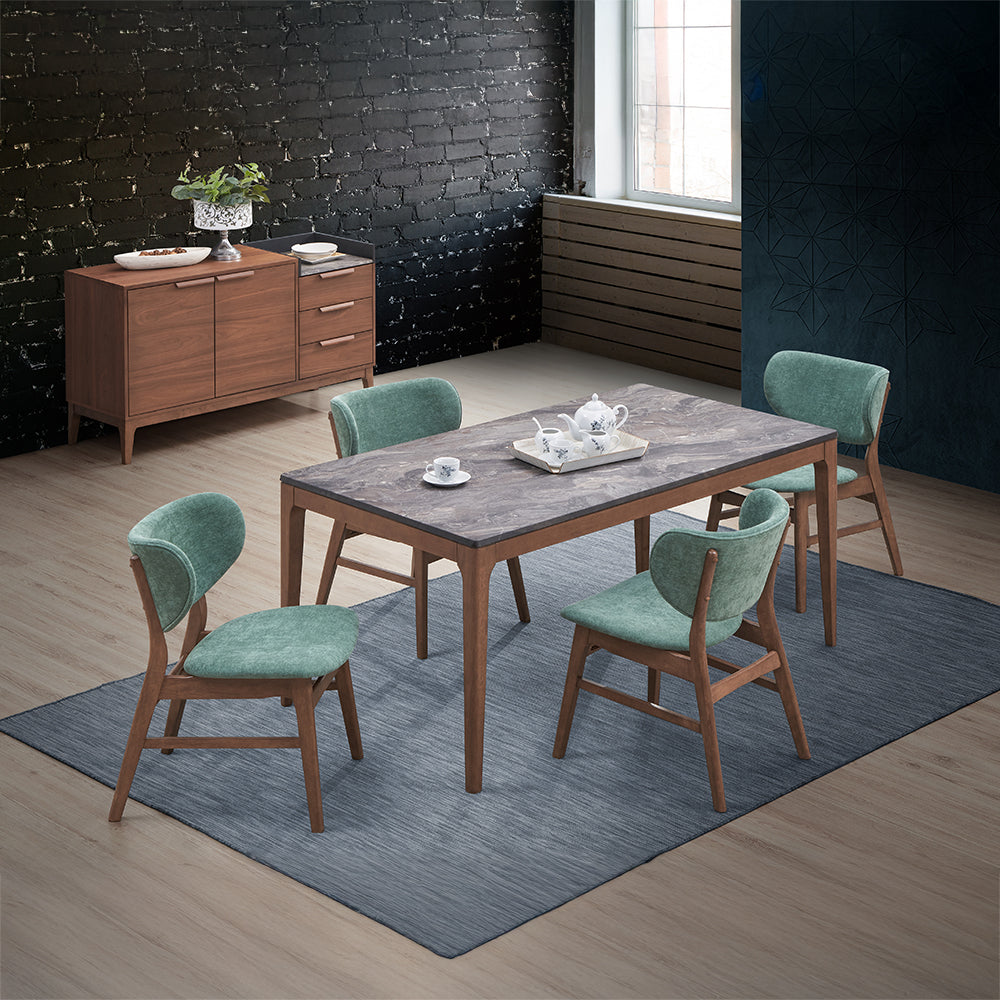 Bevis Walnut Server - Ornate Home