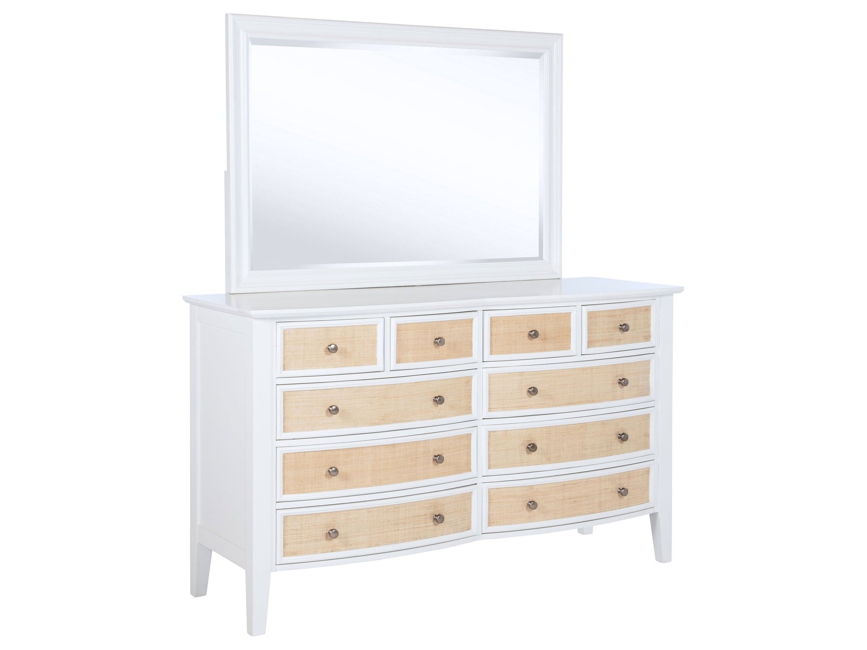 Bexhill White Dresser and Mirror - Ornate Home