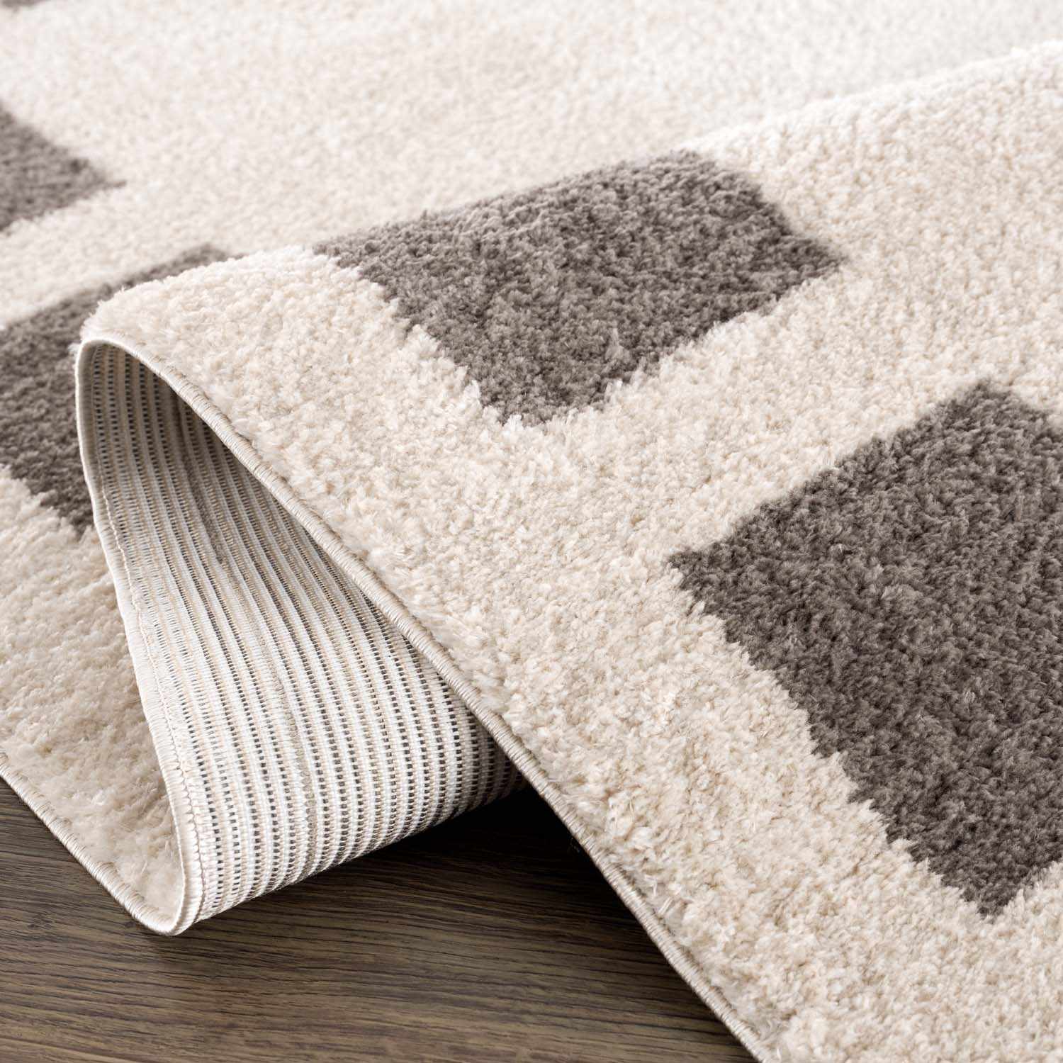 Beynon Charcoal Washable Area Rug - Ornate Home