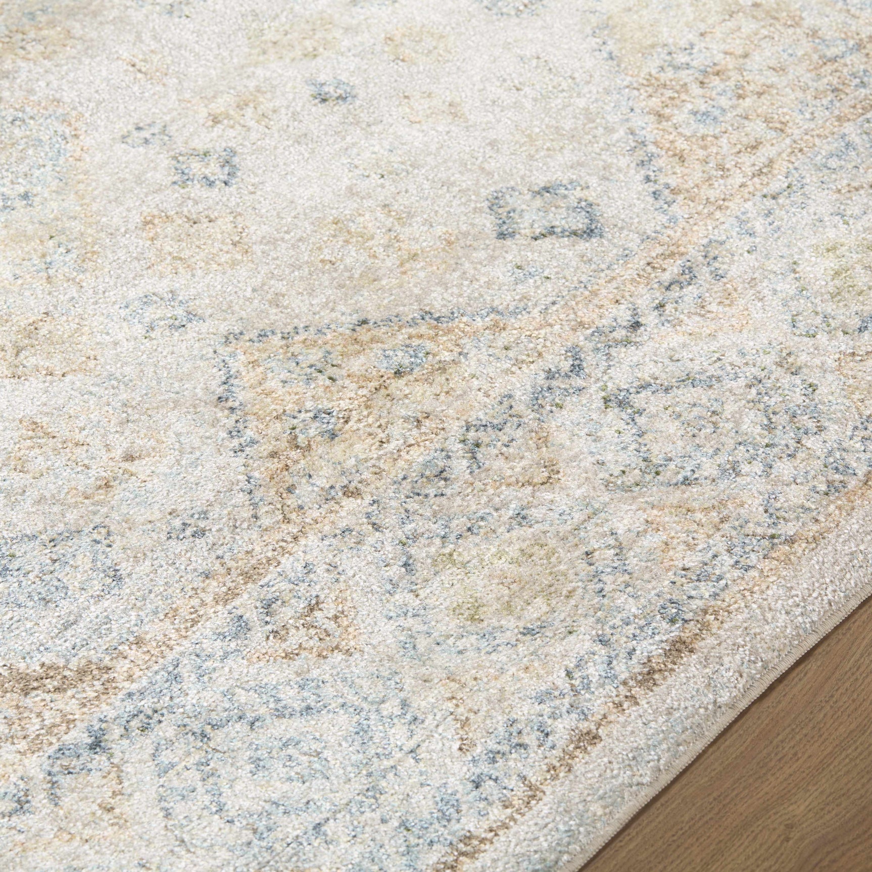 Bhavya Cream Washable Area Rug - Ornate Home