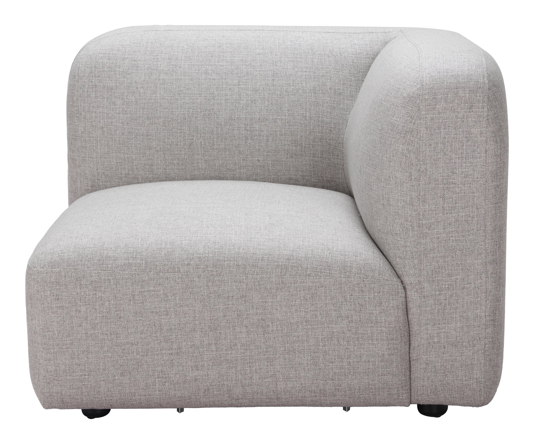 Biak Gray Corner Chair - Ornate Home