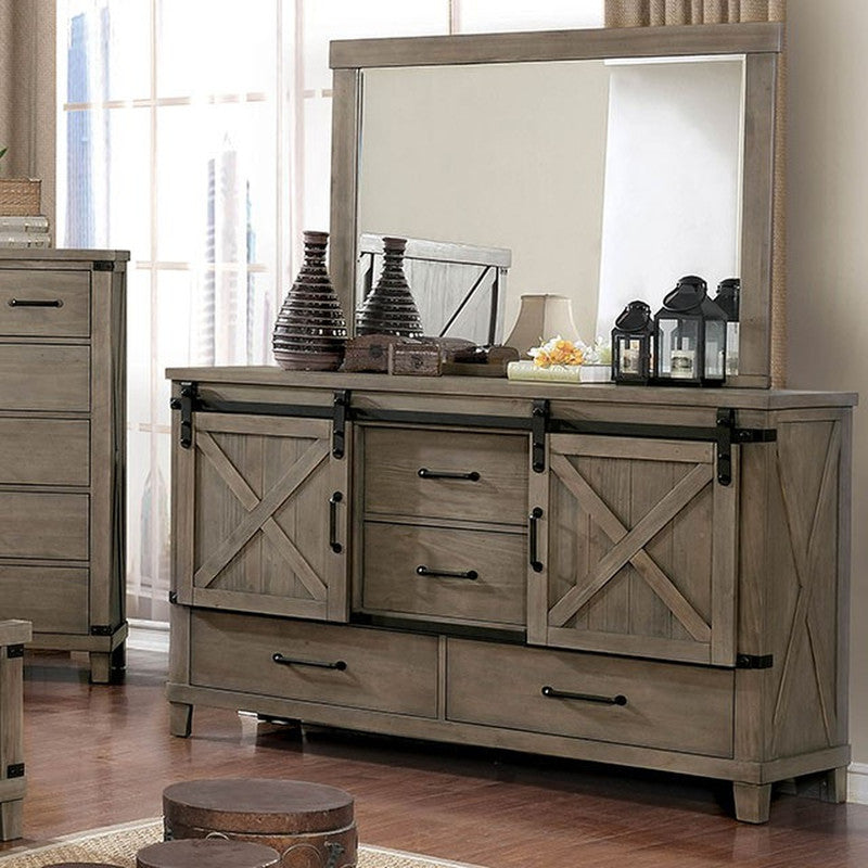 Bianca Gray Mirror - Ornate Home