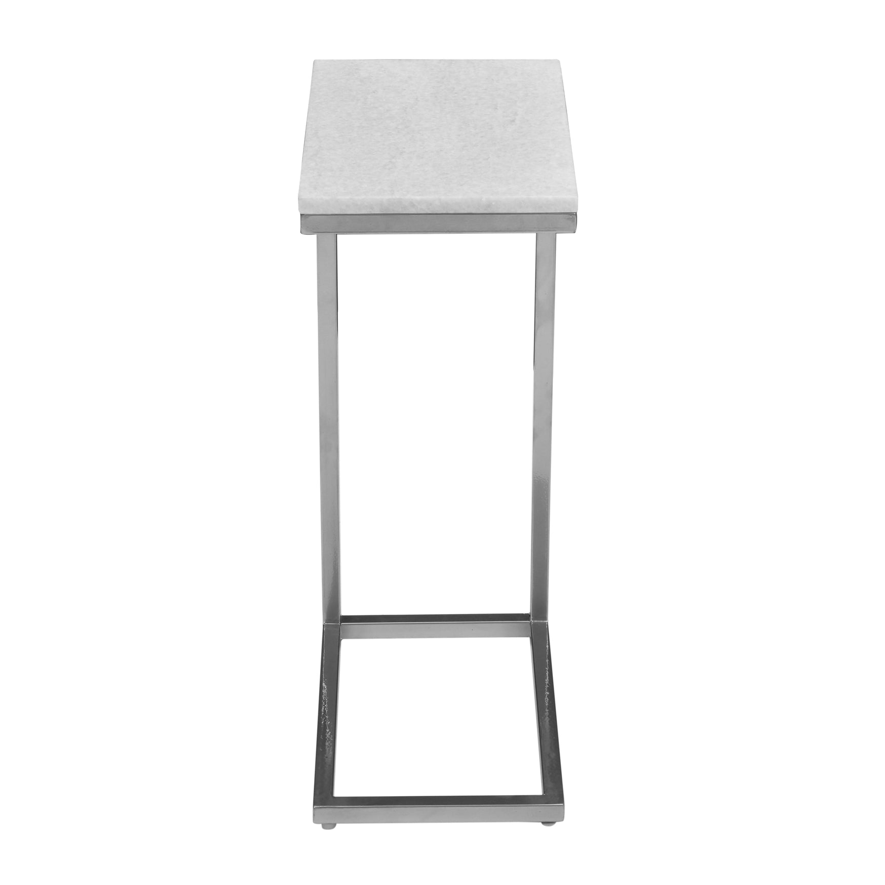 Bianco White Marble C-Table (Set of 2) - Ornate Home