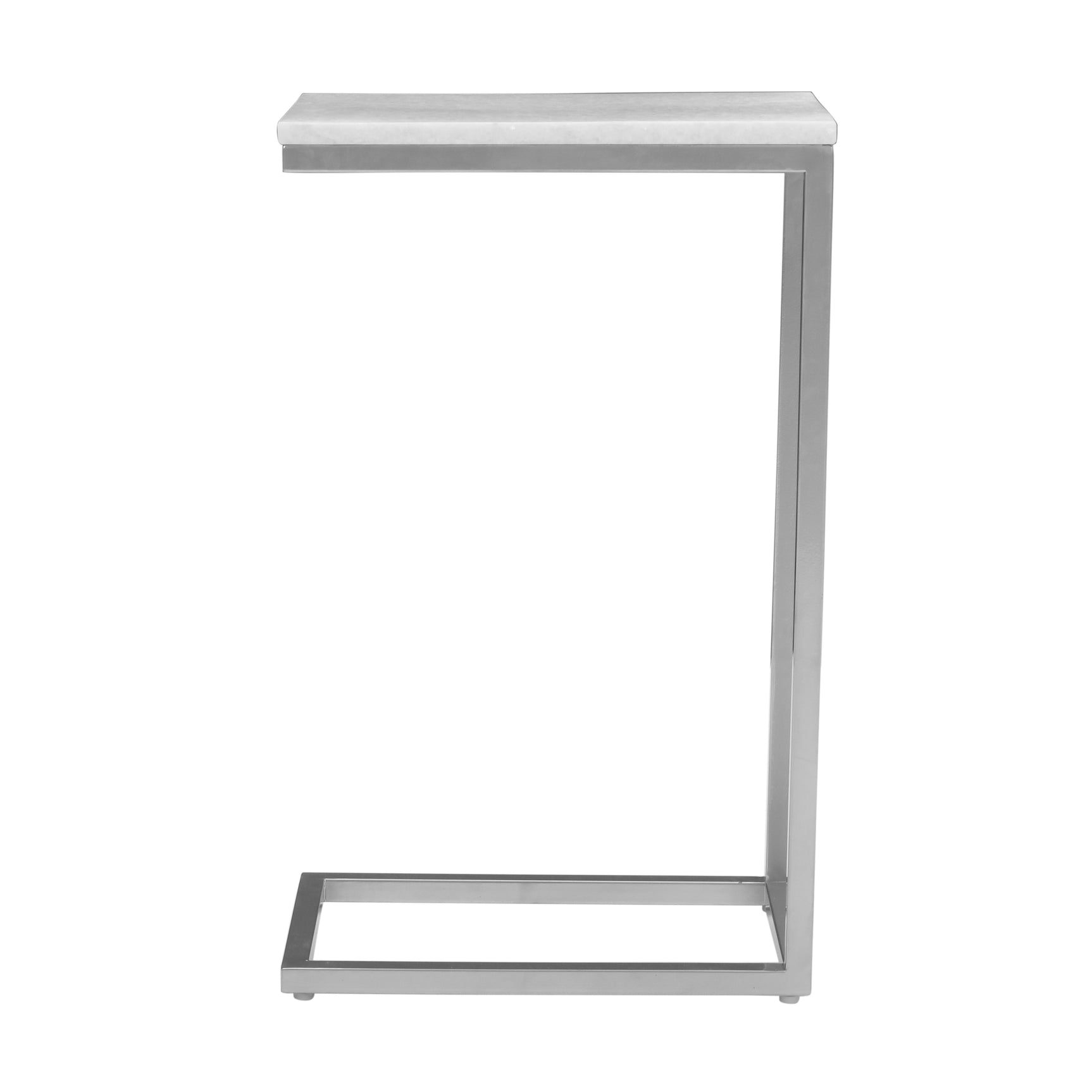 Bianco White Marble C-Table (Set of 2) - Ornate Home