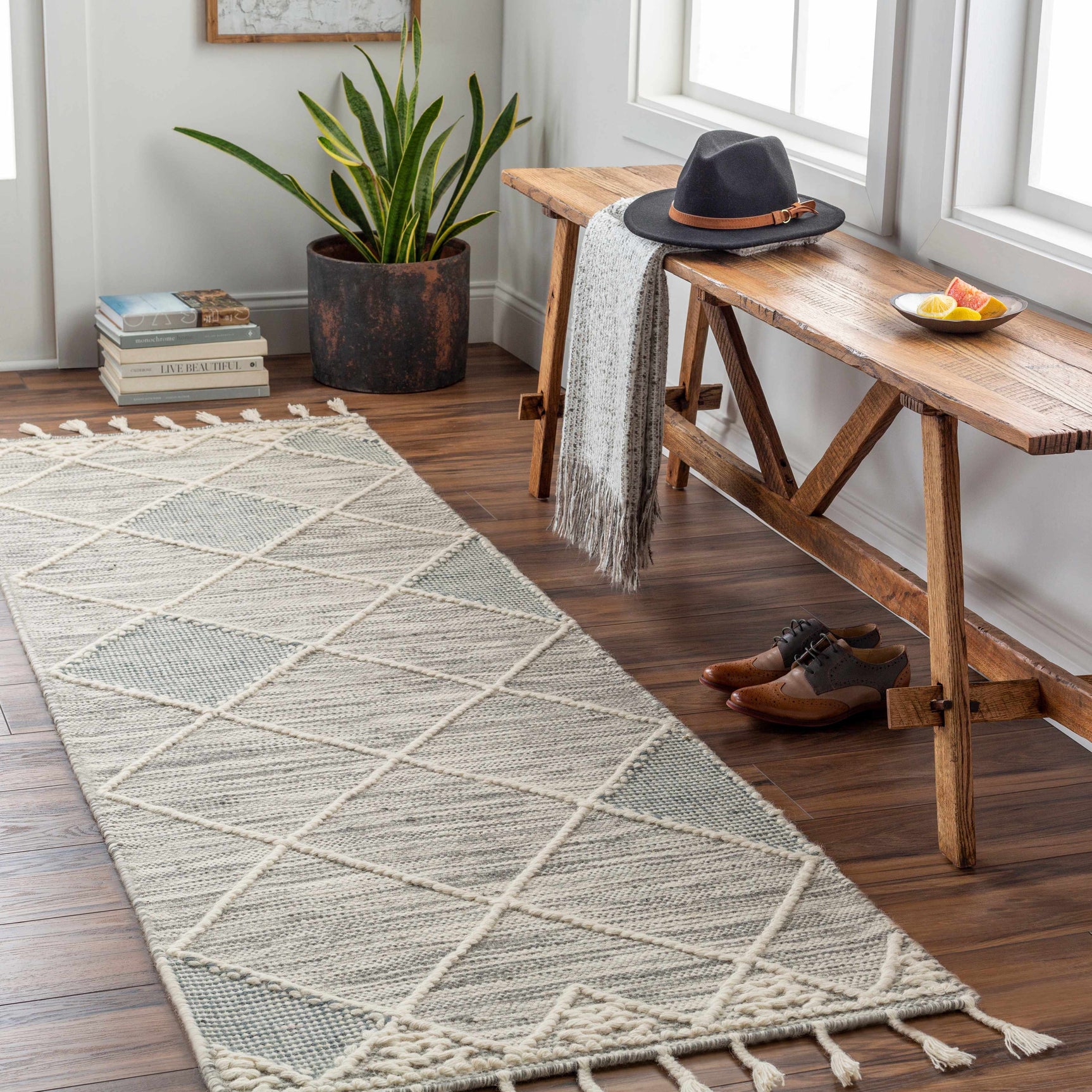 Bicos Tasseled Jute Rug - Clearance - Ornate Home