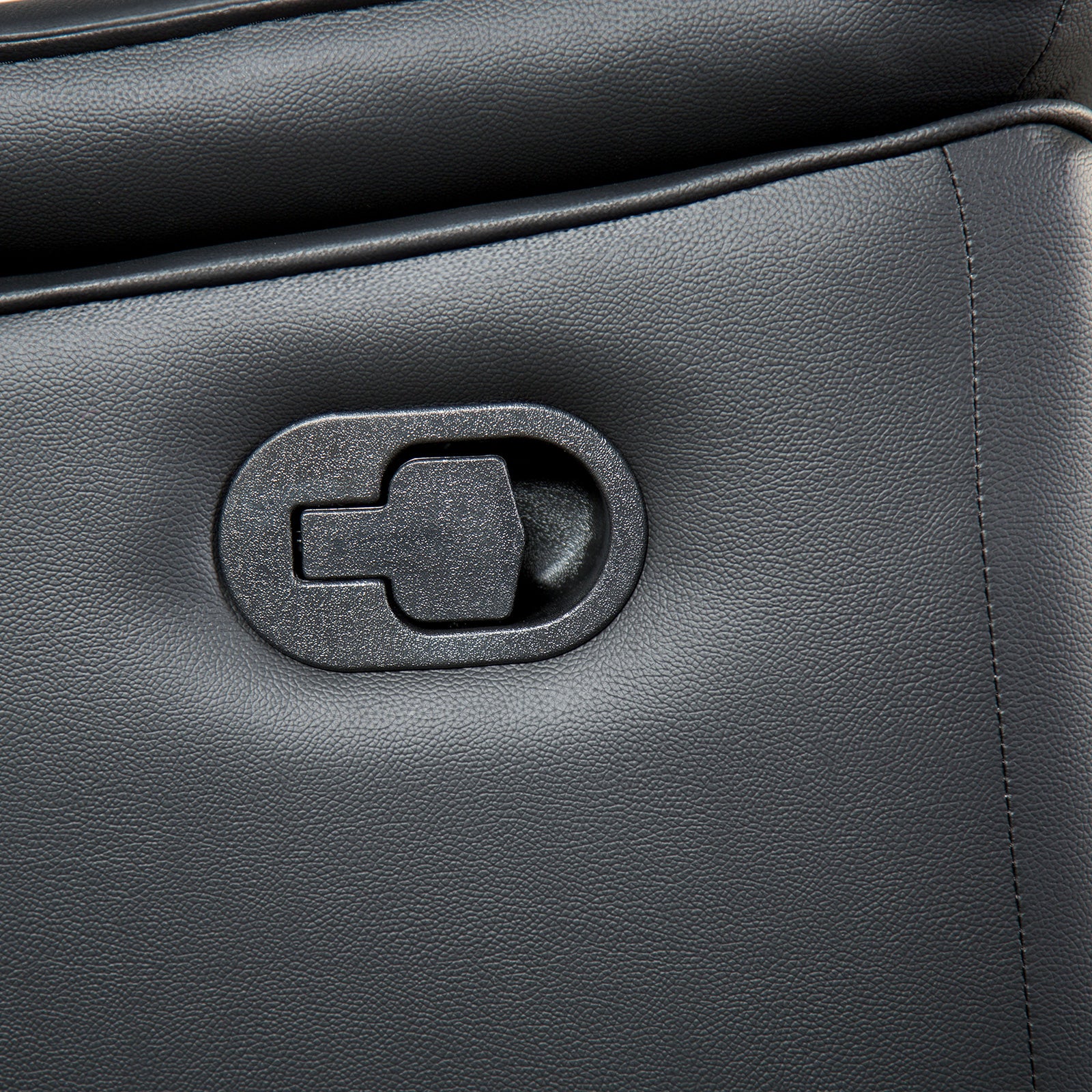 Bienne Black Reclining Sofa - Ornate Home