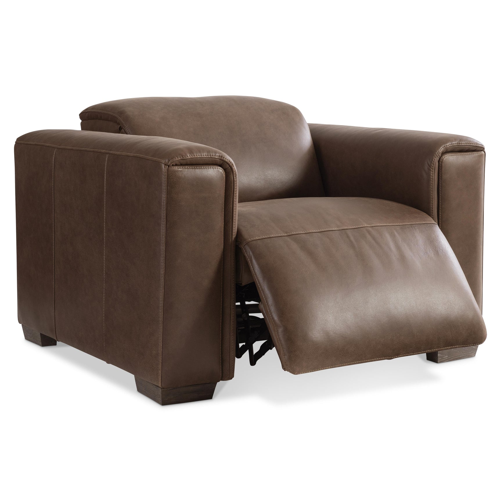 Billings Brown Leather Power Motion Chair - Ornate Home