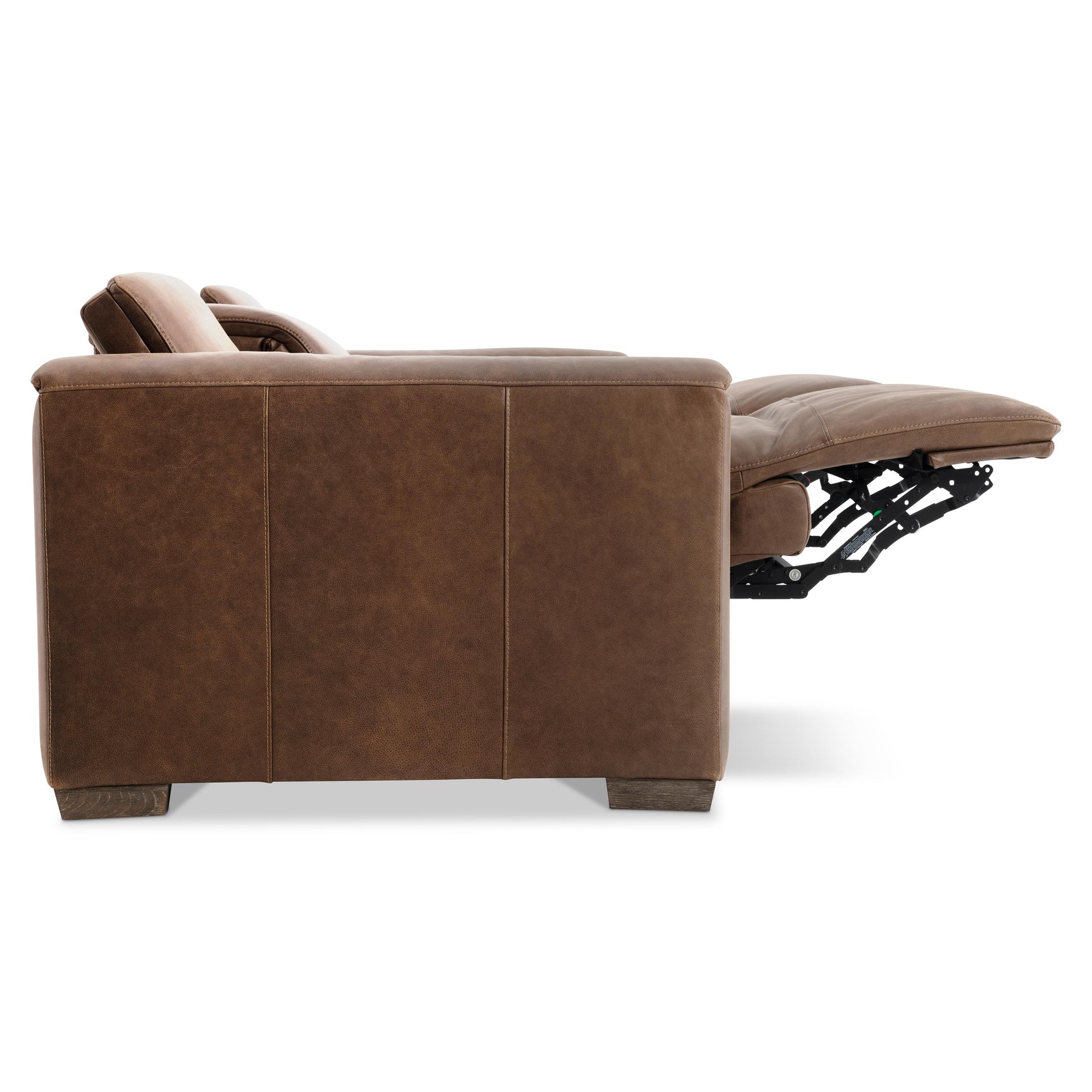 Billings Brown Leather Power Motion Sofa - Ornate Home