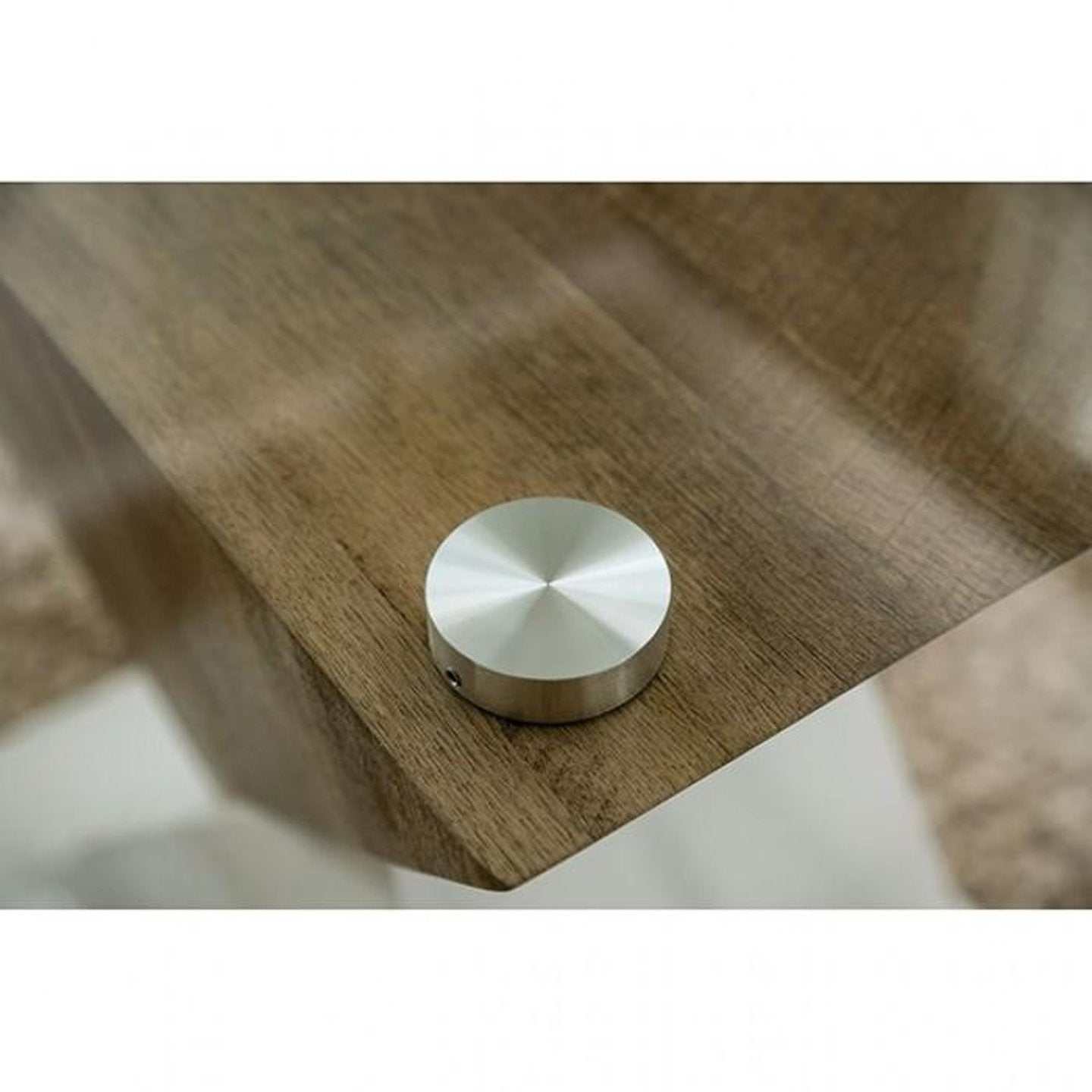 Bima Tempered Glass Top Rectangular Dining Table - Ornate Home