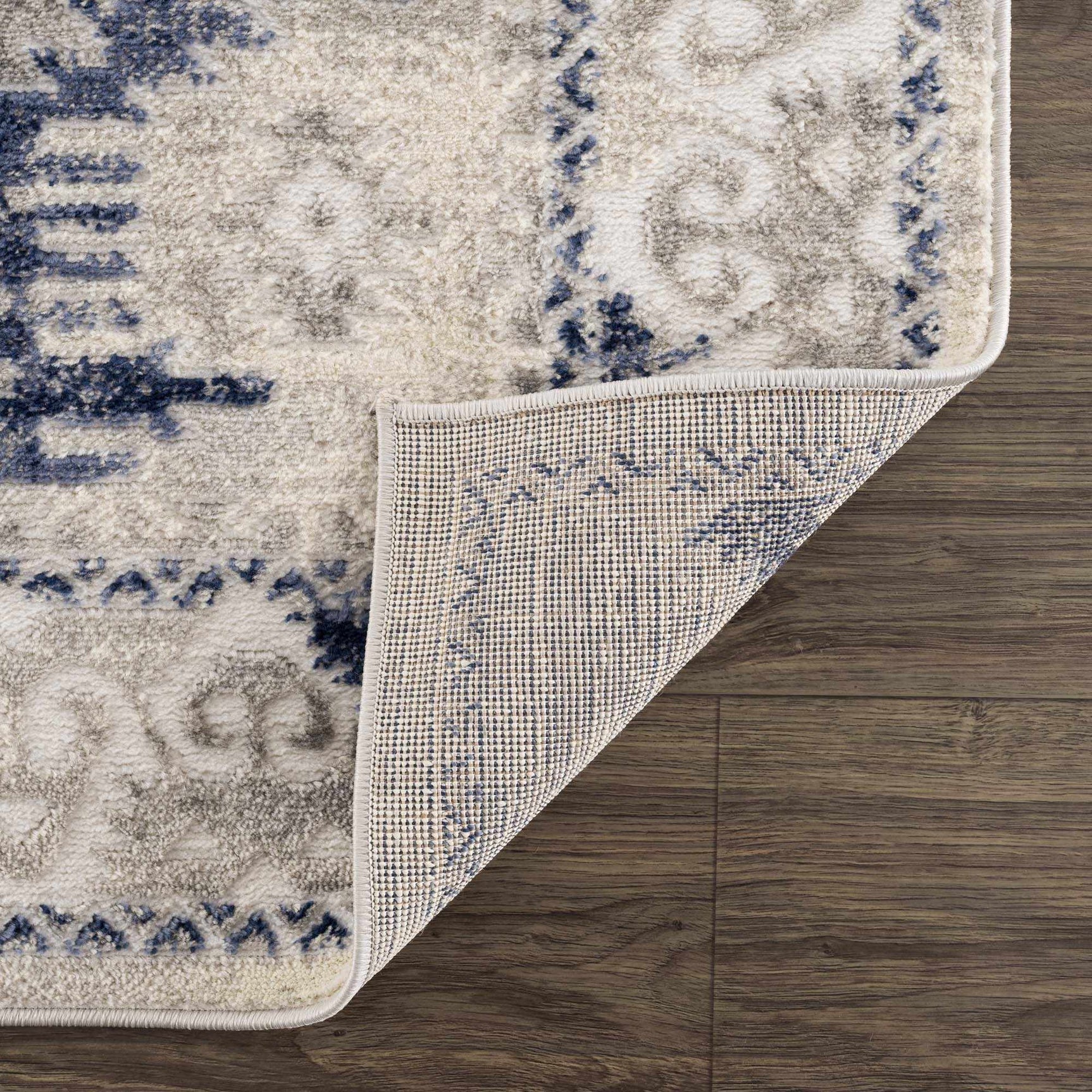 Bindi Navy Area Rug - Ornate Home