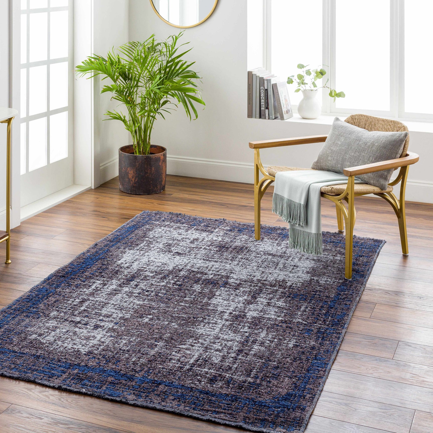 Binh Black Area Rug - Clearance - Ornate Home
