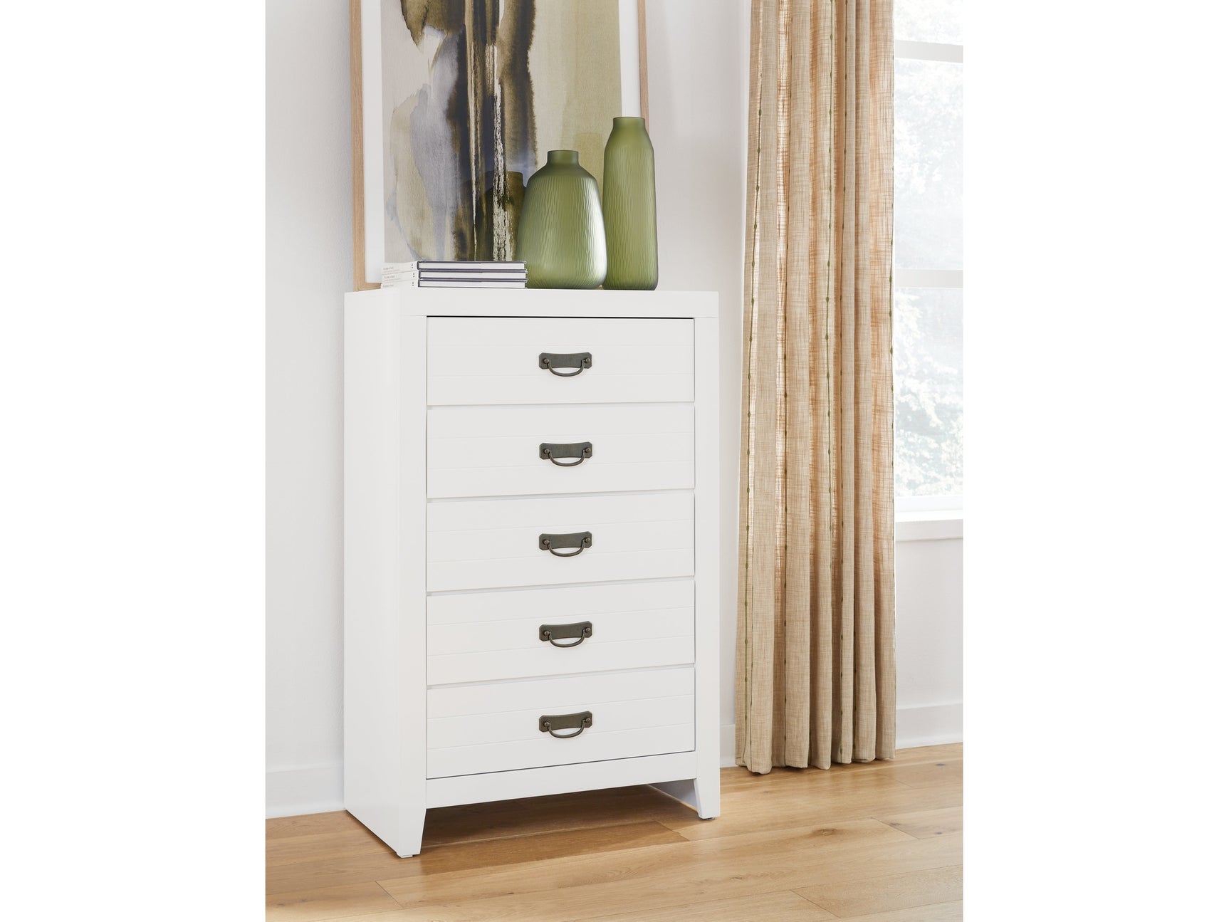 Binterglen White Chest of Drawers (Online Special Price) - Ornate Home