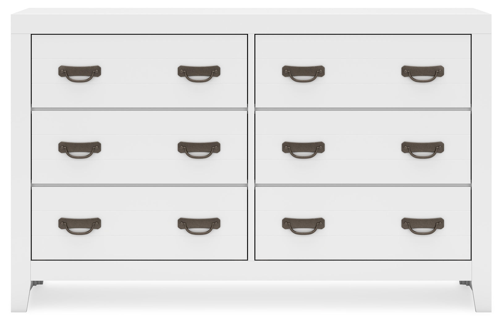 Binterglen White King Panel Bedroom Set with Dresser and Nightstand - Ornate Home